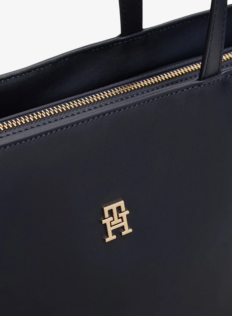 TOMMY HILFIGER  Monogram Plaque Tote Bag for Women | Best Price UAE